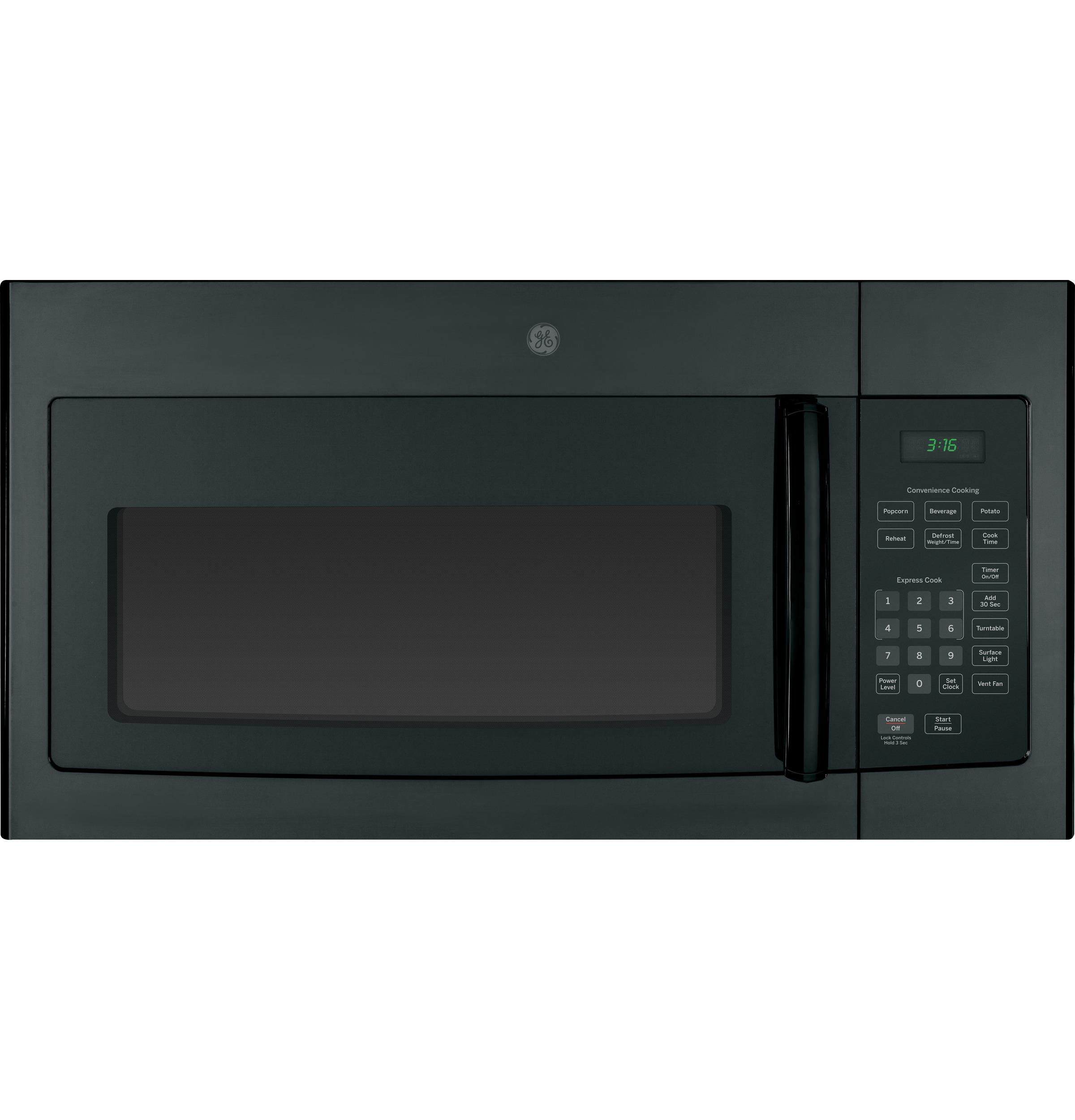 GE Appliances JVM3160DFBB 1.6 Cu. Ft. Over the Range Microwave